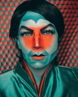 HercuSleaze Instagram - Just because ♦️♦️♦️ I’ve been so busy the last few months with shows and house stuff that it’d been ages since I sat down to paint a mug just for fun. I missed it!

#dragking #dragkings #dragartist #malecontour #maleillusionist #dragkingmakeup #femmeking #localdrag #montrealdrag #dragmtl #canadiandragking #canadiandrag #instadrag #dragphotography #androgynous  #queerart  #dragkingsofinstagram #dragkingvisibility #alldragisvalid #canadianmua