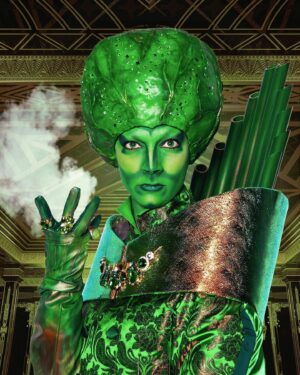 HercuSleaze Instagram - The WIZARD of OZ ❇️ This was my runway look for episode 6 of Call Me Mother, theme: Musicals! I thought of this because the queer community is known for their love of this film and we’ve seen so many iconic drag interpretations of these characters on Drag Race and on Dragula (Landon Cider’s Tin Man is legendary) but I’d never seen anyone do the Wizard himself!!! 

Fun fact: I made the headpiece entirely in the hotel and had to get resourceful with materials! It’s stuffed entirely with the brown paper bags that our meals were delivered in. 

Also on TV they don’t show the back of the cape but it is my favourite part! It’s satin ruched in a diamond pattern, thanks to Max for helping me sew all the buttons to the underside to create this effect!

📸 Studio photos by @_qweenton 
💻 Background edits by me

#callmemotherseason1 #callmemother #wizardofoz #oz #manbehindthrcurtain #wizardofozcostume
#dragking #dragkings #dragartist #dragqueen #montrealdrag #dragmtl #canadiandragking #canadiandrag #instadrag #dragkingvisibility #alldragisvalid