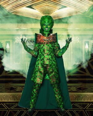 HercuSleaze Instagram - The WIZARD of OZ ❇️ This was my runway look for episode 6 of Call Me Mother, theme: Musicals! I thought of this because the queer community is known for their love of this film and we’ve seen so many iconic drag interpretations of these characters on Drag Race and on Dragula (Landon Cider’s Tin Man is legendary) but I’d never seen anyone do the Wizard himself!!! 

Fun fact: I made the headpiece entirely in the hotel and had to get resourceful with materials! It’s stuffed entirely with the brown paper bags that our meals were delivered in. 

Also on TV they don’t show the back of the cape but it is my favourite part! It’s satin ruched in a diamond pattern, thanks to Max for helping me sew all the buttons to the underside to create this effect!

📸 Studio photos by @_qweenton 
💻 Background edits by me

#callmemotherseason1 #callmemother #wizardofoz #oz #manbehindthrcurtain #wizardofozcostume
#dragking #dragkings #dragartist #dragqueen #montrealdrag #dragmtl #canadiandragking #canadiandrag #instadrag #dragkingvisibility #alldragisvalid