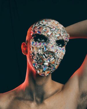 HercuSleaze Instagram - 💎💎💎 I made this look with glass rhinestones and it’s a homage to my time in the House of Glass! I feel so lucky to have been mentored by the thoughtful & smart @crystal.will.see.you.now. I made some friends for life on while shooting Call Me Mother ❤️ I’m also sooooo grateful to many close friends who helped me pull together my eight looks in the three short weeks we had to get ready. Thanks to Max, Lacy, Amanda and Taylor who cut, sewed and glued for me!!! Much love!!!

📸 by me

#dragking #dragmask #rhinestonemask #canadiandrag #canadianmua #alldragisvalid #kingscandoittoo #femmeking #canadiandragking #callmemother #realitytv