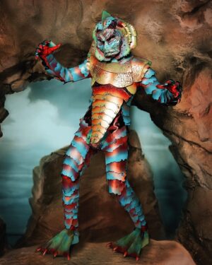 HercuSleaze Instagram - CREATURE FROM THE BLINGY LAGOON 🐠💎🐠💎 My look for CMM episode 4’s theme: Classic Horror! I took this classic movie monster and gave him a glam twist! I designed and constructed this look myself, though I had lots of help cutting out the scales from my partner and friend @troobz! It’s made from EVA foam, vinyl sheets, clay, spray paint and rhinestones!

📸 by @_qweenton 
💻 background edited by me

#callmemotherseason1 #callmemother #classichorror #creaturefromtheblacklagoon #creaturefromtheblacklagooncostume
#dragking #dragkings #dragartist #dragqueen #montrealdrag #dragmtl #canadiandragking #canadiandrag #instadrag #dragkingvisibility #alldragisvalid #classichorrorcosplay #evafoam