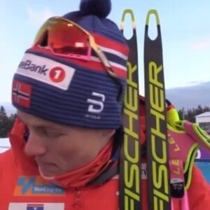 Herman Flesvig Instagram - Det er klart det norske landslaget føler seg truet. Du ser ryggen min i løypa @johanneshk
