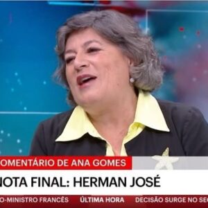 Herman José Instagram - Agradecido à grande mulher que ficou em segundo lugar num concurso de Anas Gomes, logo a seguir a mim. @anagomes2021 @sicnoticias