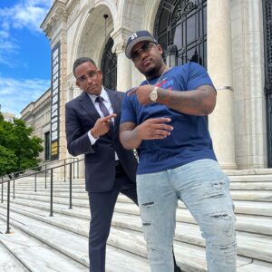 Hill Harper Instagram - Working With My Guy @hillharper While He’s Running For U.S Senate. Make Sure Y’all Get Out Here And Vote‼️