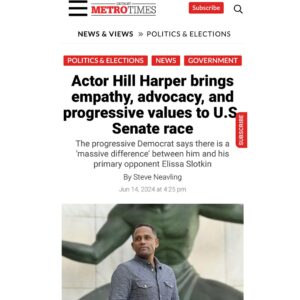 Hill Harper Instagram - Excited to share my journey and vision for Michigan in this Metro Times article. My commitment to empathy, advocacy, and progressive values drives me every day. Let’s build a brighter future together! Read more, join the movement, and donate by clicking the link in my bio. #HillHarperForSenate #ProgressiveValues #EmpathyInAction