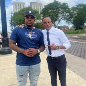 Hill Harper Instagram - Working With My Guy @hillharper While He’s Running For U.S Senate. Make Sure Y’all Get Out Here And Vote‼️