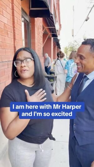 Hill Harper Instagram - Midway through my breakfast, a mother approached, her eyes alight with excitement. She shared with me how I’d inspired her child to aim for Harvard. A flood of emotions hit me - pride, gratitude, and a sense of purpose. Moments like these remind me why I do what I do. #InspiringDreams #HillHarperForSenate