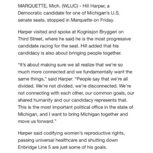 Hill Harper Instagram - Traveling across the state, I’m dedicated to meeting with people from every community. Our campaign is about engaging everyone and inviting them into our democracy, ensuring every voice is heard.