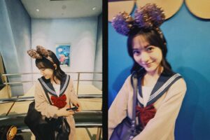 Himena Irei Instagram - ⁡
念願の制服ディズニー