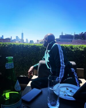 Hisham Tawfiq Instagram - Birthday Behavior! Happy Healthy Blessed 🙌🏿 shoutout to the wife for planning an amazing day and  Baking the BEST Coconut Pineapple Cake 🎂! 🌺 #Taurus #Harlem