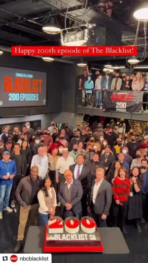 Hisham Tawfiq Instagram - 200th Episode! TheBlacklist