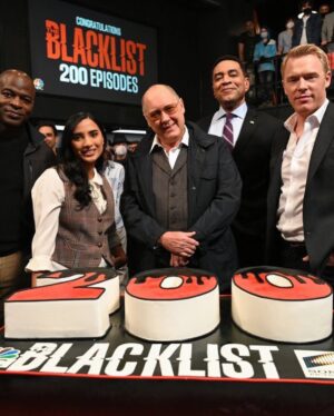 Hisham Tawfiq Instagram - Celebrating the 200th episode of The Blacklist! Humbled and Honored to be on this journey. Thank you all for watching and the continued support 🙏🏿 #TheBlacklist #Dembe #DembeLoyals