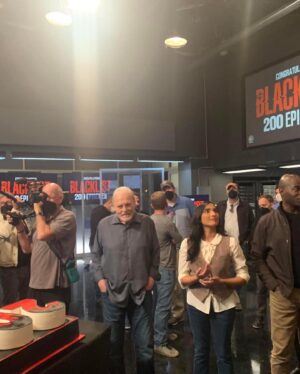 Hisham Tawfiq Instagram - Celebrating the 200th episode of The Blacklist! Humbled and Honored to be on this journey. Thank you all for watching and the continued support 🙏🏿 #TheBlacklist #Dembe #DembeLoyals