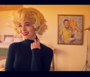 Holly Deveaux Instagram - So excited to share some pics from this! The new season of @futuremanonhulu is out now, and I play Marilyn Monroe in a land without time! A very fun show to binge out on while we’re all hanging out inside. Be sharing more pics soon. ❤️
