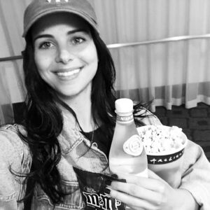 Holly Deveaux Instagram - For those who like going to movies by yourselves ❤️ 🎥 🍿 
you are not alone 👽