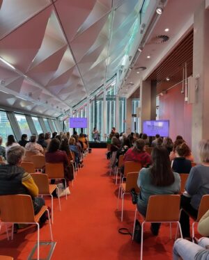 Holly Ringland Instagram - My final event at @sydwritersfest this year stole my heart - I was honoured to do an event on Dharug Country at @phive.ps with a sold out crowd in the company of incomparable human, author, woman @katemildenhall.

In our conversation about The House That Joy Built - which Kate so beautifully, thoughtfully and skilfully curated - we laughed, cried, unearthed glimmers and to my own surprise I shared a story I’d never told publicly before. Such was the power of Kate, and our Parramatta crowd. Kate, thank YOU for giving your time and energy so generously - I’m so thankful that this writing life brought us together too. Thank you so much to everyone who joined us on the day including festival volunteers and booksellers, and Councillor Patricia Prociv. Special thanks to everyone I met in the signing line - you shared profound gifts with me, and my gratitude for your time, readership and support is evergreen. Final thanks also to @rackcityvintage @rollasjeans @fluevog for the 70s newsreader/disco combo that didn’t know I’ve always needed.

❤️‍🔥 🪩 ❤️

Repost • @kmildenhall
Honestly, getting to hang with this woman, on stage and off, is one of the great delights of this writing life. A JOY, as always dear @hollygoeslightly to speak with you out in Parramatta at @phive.ps for readers & writers & creatives of all stripes. 

Thank you, as always Holly, for laughs, for making me cry, and for your generous stories and insights which make others feel like they, too, can make the stuff, come out of the fire, share what makes their heart bust. 

Dear @sydwritersfest you’ve been such a delight xxx Thank you for having me (and thank you dear @catherineishome & Lil for all the things xx) 

#sydneywritersfestival #writingcommunity #thehousethatjoybuilt #writersfestival