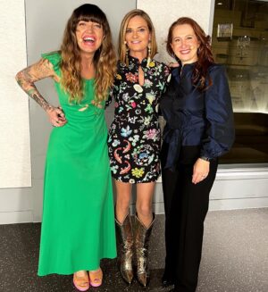 Holly Ringland Instagram - A couple of weeks ago I was in Sydney trying to calm my nerves: I was on my way to the biggest event of my writing career. As I got into my taxi, I recalled something Sam had said to me earlier: “don’t forget to give yourself a moment to take this in.” When I found that moment en route, I also found 14 year old me, clacking away on my secondhand IBM, writing my heart out. Funny how quickly our younger selves can bring sense and courage to a moment: I kept that nerdy, emotionally-porous kid close to me as I stood in the wings of Sydney’s City Recital Hall with @juliabaird and @michaelakalowski - two women I greatly admire. I kept that kid close as my heart pounded while we walked onto the stage and took our seats. For the next hour in that stunning venue we talked about creativity, joy and grace in front of a warm, generous crowd. I was humbled when Michaela asked me to speak about one of my favourite sections from The House That Joy Built: creativity is the light we leave on inside of ourselves, no matter how long we’ve resisted or neglected our own homecoming. Always shining, no matter how dim. Always waiting, for us to return. (At that point, in my mind’s eye, 14 year old me turned at her keyboard and gave me a nod of approval.)

Heartfelt thanks to Michaela, Julia and everyone who joined us. To readers who waited patiently in the signing line. To @sydwritersfest for inviting me to be a part of something so special. To the festival volunteers, staff and booksellers who made the magic happen. To Will and Theresa, ASL interpreters. And special shout out to the sound crew who played us off stage to my beloved Pearl Jam.

To allow ourselves to feel joy and to choose grace is often difficult. To embody either/both is the best of who we are and what we have to offer each other. In the words of poet Ross Gay, from The Book of Delights: “What if we joined our sorrows, l’m saying. I’m saying: What if that is joy?” This event was a powerful reminder of how important it is to share stories of imagination, humanity and courage. It was a career highlight, honour and privilege. I am so grateful to have been a part of it.