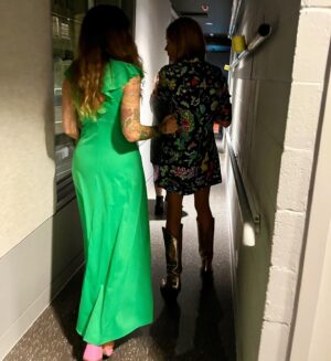 Holly Ringland Instagram - A couple of weeks ago I was in Sydney trying to calm my nerves: I was on my way to the biggest event of my writing career. As I got into my taxi, I recalled something Sam had said to me earlier: “don’t forget to give yourself a moment to take this in.” When I found that moment en route, I also found 14 year old me, clacking away on my secondhand IBM, writing my heart out. Funny how quickly our younger selves can bring sense and courage to a moment: I kept that nerdy, emotionally-porous kid close to me as I stood in the wings of Sydney’s City Recital Hall with @juliabaird and @michaelakalowski - two women I greatly admire. I kept that kid close as my heart pounded while we walked onto the stage and took our seats. For the next hour in that stunning venue we talked about creativity, joy and grace in front of a warm, generous crowd. I was humbled when Michaela asked me to speak about one of my favourite sections from The House That Joy Built: creativity is the light we leave on inside of ourselves, no matter how long we’ve resisted or neglected our own homecoming. Always shining, no matter how dim. Always waiting, for us to return. (At that point, in my mind’s eye, 14 year old me turned at her keyboard and gave me a nod of approval.)

Heartfelt thanks to Michaela, Julia and everyone who joined us. To readers who waited patiently in the signing line. To @sydwritersfest for inviting me to be a part of something so special. To the festival volunteers, staff and booksellers who made the magic happen. To Will and Theresa, ASL interpreters. And special shout out to the sound crew who played us off stage to my beloved Pearl Jam.

To allow ourselves to feel joy and to choose grace is often difficult. To embody either/both is the best of who we are and what we have to offer each other. In the words of poet Ross Gay, from The Book of Delights: “What if we joined our sorrows, l’m saying. I’m saying: What if that is joy?” This event was a powerful reminder of how important it is to share stories of imagination, humanity and courage. It was a career highlight, honour and privilege. I am so grateful to have been a part of it.