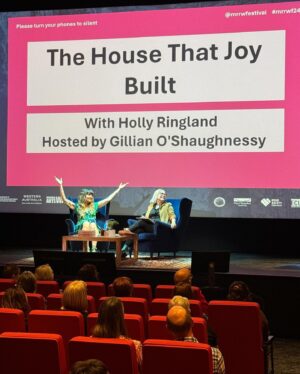 Holly Ringland Instagram - Visiting Wandandi Boodja to be a part of @mrrwfestival and talk about writing, fear, creativity, grief and joy was my first public gathering on home soil for 2024. It nourished my bones. 

Thank you to everyone who made this beautiful festival possible and who came to our events - I’m not talking shit when I say that I was blown away by the warmth and energy of the audiences I had the honour and privilege to stand in front of. My voice still shakes but the meaningfulness of the opportunity I have to speak about everything that stops us from making our art - and the courage we have to go above those blocks - keeps me going. 

Thank you @gillianoshaughnessy for hosting and creating such a joyous, glorious conversation for us and @glynnfluencer_ for being joyous and glorious in general. Huge thanks to Megan of @festivalmavens fame for stepping in and hosting such a beautiful conversation with me at our Busselton Special event. Thank you to the tireless and passionate booksellers and event photographers. And to all the readers… you undo me! Just two moments that made my heart crumble: @hudmama_ (pictured) came to meet me wearing custom Alice Hart jewellery handmade in Manchester by my beloved @silvergreenjewellery (who I write about in Joy) 🤯❤️‍🔥🌸 And the magical Jenny (pictured) who I first met in 2022 on tour in Borloo/Perth for Esther - spent her special birthday at our dinner with her beautiful family (who are another post all together) 🥹

Heartfelt thanks to all the incredible volunteers who took such genuine care of us, and to all of the dazzling authors that were an absolute fucking delight to witness shining. Particular thanks to @andrewohaganauthor for the perfect words at the perfect time (video) and Zac Webb for such a generous Welcome To Country on opening night. Huge congratulations to Sian Baker, Artistic Director, for such a gorgeous weekend, bringing us all together. I’m grateful for the reminder this glorious festival and place gave me, of how essential it is that we gather to share art and stories and their power of connection in our lives.

Next up: @sydwritersfest on Gadigal Country!