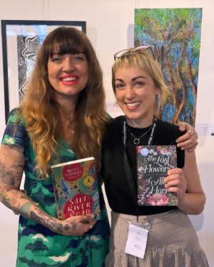 Holly Ringland Instagram - Visiting Wandandi Boodja to be a part of @mrrwfestival and talk about writing, fear, creativity, grief and joy was my first public gathering on home soil for 2024. It nourished my bones. 

Thank you to everyone who made this beautiful festival possible and who came to our events - I’m not talking shit when I say that I was blown away by the warmth and energy of the audiences I had the honour and privilege to stand in front of. My voice still shakes but the meaningfulness of the opportunity I have to speak about everything that stops us from making our art - and the courage we have to go above those blocks - keeps me going. 

Thank you @gillianoshaughnessy for hosting and creating such a joyous, glorious conversation for us and @glynnfluencer_ for being joyous and glorious in general. Huge thanks to Megan of @festivalmavens fame for stepping in and hosting such a beautiful conversation with me at our Busselton Special event. Thank you to the tireless and passionate booksellers and event photographers. And to all the readers… you undo me! Just two moments that made my heart crumble: @hudmama_ (pictured) came to meet me wearing custom Alice Hart jewellery handmade in Manchester by my beloved @silvergreenjewellery (who I write about in Joy) 🤯❤️‍🔥🌸 And the magical Jenny (pictured) who I first met in 2022 on tour in Borloo/Perth for Esther - spent her special birthday at our dinner with her beautiful family (who are another post all together) 🥹

Heartfelt thanks to all the incredible volunteers who took such genuine care of us, and to all of the dazzling authors that were an absolute fucking delight to witness shining. Particular thanks to @andrewohaganauthor for the perfect words at the perfect time (video) and Zac Webb for such a generous Welcome To Country on opening night. Huge congratulations to Sian Baker, Artistic Director, for such a gorgeous weekend, bringing us all together. I’m grateful for the reminder this glorious festival and place gave me, of how essential it is that we gather to share art and stories and their power of connection in our lives.

Next up: @sydwritersfest on Gadigal Country!