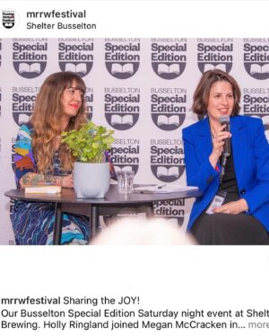 Holly Ringland Instagram - Visiting Wandandi Boodja to be a part of @mrrwfestival and talk about writing, fear, creativity, grief and joy was my first public gathering on home soil for 2024. It nourished my bones. 

Thank you to everyone who made this beautiful festival possible and who came to our events - I’m not talking shit when I say that I was blown away by the warmth and energy of the audiences I had the honour and privilege to stand in front of. My voice still shakes but the meaningfulness of the opportunity I have to speak about everything that stops us from making our art - and the courage we have to go above those blocks - keeps me going. 

Thank you @gillianoshaughnessy for hosting and creating such a joyous, glorious conversation for us and @glynnfluencer_ for being joyous and glorious in general. Huge thanks to Megan of @festivalmavens fame for stepping in and hosting such a beautiful conversation with me at our Busselton Special event. Thank you to the tireless and passionate booksellers and event photographers. And to all the readers… you undo me! Just two moments that made my heart crumble: @hudmama_ (pictured) came to meet me wearing custom Alice Hart jewellery handmade in Manchester by my beloved @silvergreenjewellery (who I write about in Joy) 🤯❤️‍🔥🌸 And the magical Jenny (pictured) who I first met in 2022 on tour in Borloo/Perth for Esther - spent her special birthday at our dinner with her beautiful family (who are another post all together) 🥹

Heartfelt thanks to all the incredible volunteers who took such genuine care of us, and to all of the dazzling authors that were an absolute fucking delight to witness shining. Particular thanks to @andrewohaganauthor for the perfect words at the perfect time (video) and Zac Webb for such a generous Welcome To Country on opening night. Huge congratulations to Sian Baker, Artistic Director, for such a gorgeous weekend, bringing us all together. I’m grateful for the reminder this glorious festival and place gave me, of how essential it is that we gather to share art and stories and their power of connection in our lives.

Next up: @sydwritersfest on Gadigal Country!