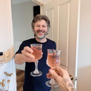 Holly Ringland Instagram - The Joy Rise launched today! 🩷🧡💛💚 I was clearly unfazed. 

I shared the big moment on FaceTime with my Publicity Manager, sneaky screen-shotter and dear friend @_alice_eliza when I clicked ‘Publish’. Sam burst into the office with his blazing grin and kombucha in crystal glasses. Mum bought new petunias and dahlias to plant in celebration. I’m so moved and humbled by the warm embrace of early responses and subscribers. 

The inaugural issue is jam-packed - my favourite section might be the question from Naomi, a reader, who wrote to me:
“Do you ever find you are so tired you just can’t muster the energy to create? I love to play with paints but lately just can’t seem to get started. I sit and stare but feel like I need to find a spark somewhere to get going again.”

I’ve replied to Naomi’s beautiful question both in writing and audio, which you can listen to right in the newsletter. This first, full issue went out to all subscribers as my welcome gift to everyone who has signed up - THANK YOU SO MUCH. Whether you are a free or paid subscriber, I’m so very grateful that you’ve joined me. 

To subscribe to #TheJoyRise or to read the first issue, please follow the link in my bio.
 
Dear readers, my gratitude is always yours.

With a light left on,
Holly