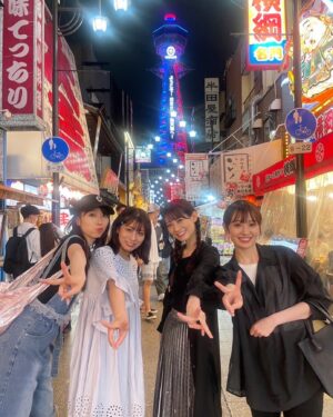 Honoka Akimoto Instagram - .
めっちゃ好っきやねん！！！！！
大阪2days ありがとうございました🐙

#TEAMSHACHI 
#大阪 #通天閣 #新世界
#アイドル #idol #スタプラ #japan