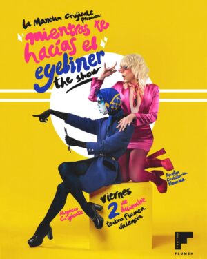 Hugáceo Crujiente Instagram - 💝💙 MIENTRAS TE HACÍAS EL EYELINER: THE SHOW 💙💝
Nos complace anunciaros una grandísima noticia: La Mancha Crujiente presenta: “Mientras Te Hacías El Eyeliner: The Show”. 
Nos habéis pedido muchísimo hacer el podcast en directo con público y aquí lo tenéis. No solo eso! Sino que como buenas travestis que somos, os daremos también show!! 
➡️ PRIMERA PARADA: ¡VALENCIA! Y no hay fecha más especial que el 2 de diciembre (Cumple de Hugáceo y post cumple de Arantxa) En el @flumenteatro 
Tenéis las entradas ya a la venta en su página web con posibilidad de VIP con Meet and Greet! Nos vemos mis pronombresssssss
PD.: Estad atentxs a redes que 2023 vendrá con más. ¿Qué ciudad queréis que visitemos? 👀
.
.
📸 Foto de @gonzagallego 
✍🏻 Cartel hecho por @hugaceo.crujiente