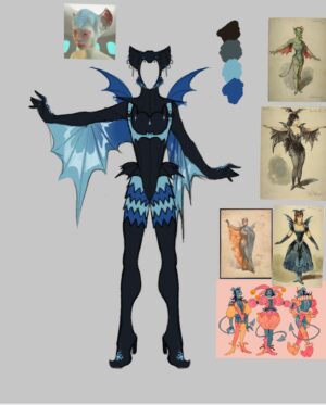 Hugáceo Crujiente Instagram - 🔷🦇 LO RAT PENAT 🦇🔷
Un año más fusionamos equipo para esta fantasía de Halloween. Un murciélago medieval preparado para acecharte con estilado. El diseño me inspiré en bocetos de teatro y ópera clásica y lo dejé en manos obviamente de @fidel.david para luego formar la imagen final con @juaki.perez 
¿Qué os parece? Estoy que no me lo creo que lo bien que ha quedado. 
.
.
👗 Full look by @fidel.david 
✍🏻 Original design by me 
📷🖥️ Composition and retouch by @juaki.perez 
📸 And @frprato took the picture.