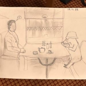 Hugh Bonneville Instagram - Thanks to Alex Clark and everyone who came to the @camlitfest event on Saturday, especially to Maya and Polina for bringing along these wonderful drawings of @paddingtonbear. Like him they found friendship in UK 🇬🇧🇺🇦

📷 @dasha_tenditna