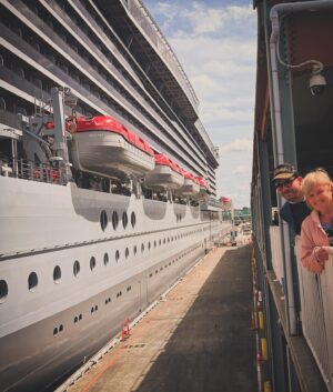 Hugh Sheridan Instagram - Very lucky to have been able to take mum on a cute trip with Virgin Voyages. It’s an unreal product with great food & sweet cabins, there’s heaps to do & time to just rest too. Highly recommend a holiday on the Resilient Lady while she’s in Australia… you might even take your own resilient lady like@I did 😂 👀 @virginvoyages @laurgoerl ♥️