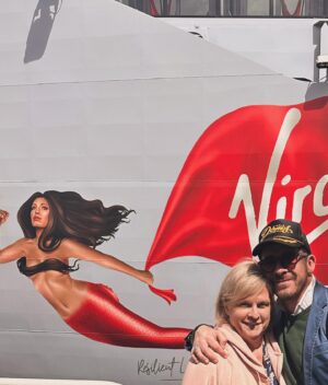 Hugh Sheridan Instagram - Very lucky to have been able to take mum on a cute trip with Virgin Voyages. It’s an unreal product with great food & sweet cabins, there’s heaps to do & time to just rest too. Highly recommend a holiday on the Resilient Lady while she’s in Australia… you might even take your own resilient lady like@I did 😂 👀 @virginvoyages @laurgoerl ♥️