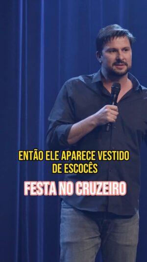 Hugo Sousa Instagram - Fantasia de escocês. #hugosousa #standupcomedy #praticamenteestavel #cruzeiro #carnaval