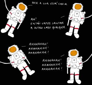 Hugo Van der Ding Instagram - Dois astronautas.