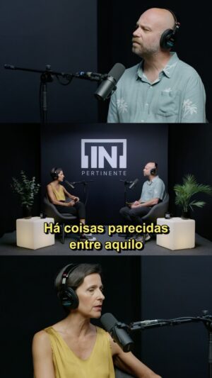Hugo Van der Ding Instagram - No mais recente episódio de sociedade do [IN] Pertinente, Hugo van der Ding e a psicóloga Ana Moniz falam sobre a ditadura da felicidade. Explicam as diferenças entre um psicoterapeuta e um life coach e falam sobre a importância de não reprimir emoções difíceis, já que são essenciais para o crescimento individual.

🎧 Ouça «Ditadura da Felicidade» e subscreva o podcast nas plataformas habituais 

#in_pertinentepodcast #saudemental