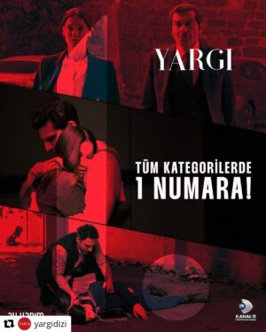 Hüseyin Avni Danyal Instagram - #Yargı tüm kategorilerde 1 numara! Heyecanımıza ortak olduğunuz için çok teşekkür ederiz. 🖤 Pazar akşamı 20:00'de yeniden görüşmek üzere! @kaanurgancioglu @pinarrdenizzz @hadanyal @uguraslanofficial @ardaanarat @sukranovali #UğurPolat @kanald @ayyapim
