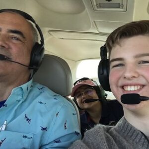 Iain Armitage Instagram - What a day!! On a recent, perfectly clear and gorgeous Los Angeles morning I joined Mr Larry and Ms. Amelia from @beactivepilot for my very first flying lesson! I had a fascinating lesson on the ground and then we took flight! We flew over Warner Brothers studio (where we film Young Sheldon) and over to Santa Monica. Here I am with the Hollywood sign in the background. It was incredible to get a different perspective on these landmarks I know so well. Thank you to everyone there for giving me one of the very best days of my life! I can’t believe I flew a plane!!! I will be getting my drivers license soon- maybe I also need a pilots license??!