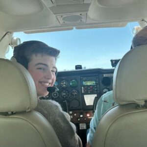 Iain Armitage Instagram - What a day!! On a recent, perfectly clear and gorgeous Los Angeles morning I joined Mr Larry and Ms. Amelia from @beactivepilot for my very first flying lesson! I had a fascinating lesson on the ground and then we took flight! We flew over Warner Brothers studio (where we film Young Sheldon) and over to Santa Monica. Here I am with the Hollywood sign in the background. It was incredible to get a different perspective on these landmarks I know so well. Thank you to everyone there for giving me one of the very best days of my life! I can’t believe I flew a plane!!! I will be getting my drivers license soon- maybe I also need a pilots license??!