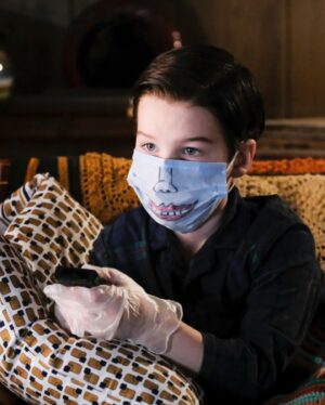 Iain Armitage Instagram - Sheldon knows the value of staying safe in a germy world and is learning the value of the support, love and good humor of those we share our lives with. Maybe we are all learning this in a new way now. Stay safe, stay smart, stay healthy, stay connected (from a safe distance) and stay strong. ❤️ #alonetogether