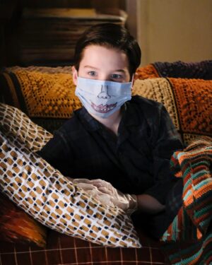 Iain Armitage Instagram - Sheldon knows the value of staying safe in a germy world and is learning the value of the support, love and good humor of those we share our lives with. Maybe we are all learning this in a new way now. Stay safe, stay smart, stay healthy, stay connected (from a safe distance) and stay strong. ❤️ #alonetogether
