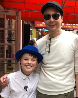 Iain Armitage Instagram - Happy Birthday!! This is an old picture from a theatre afternoon- hoping for more of that soon! So happy and grateful to know you- sending so much ❤️on your special day! Thank goodness you were born!