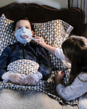Iain Armitage Instagram - Sheldon knows the value of staying safe in a germy world and is learning the value of the support, love and good humor of those we share our lives with. Maybe we are all learning this in a new way now. Stay safe, stay smart, stay healthy, stay connected (from a safe distance) and stay strong. ❤️ #alonetogether