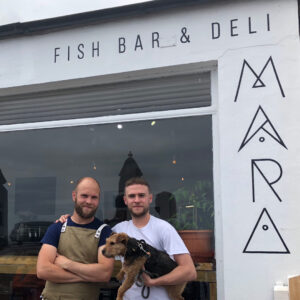 Iain De Caestecker Instagram - My big brother, Gordon, and sister-in-law, Kirsty, have opened up a new fish deli and takeaway in Corrie on the Isle of Arran. Come visit, worth a trip to Scotland and Arran for! Follow @mara_fish_arran