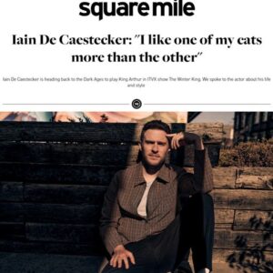 Iain De Caestecker Instagram - @squaremile
Photographer: Joseph Sinclair @josephsinclair 
Grooming: Kris Smith @krishairstylistsmith