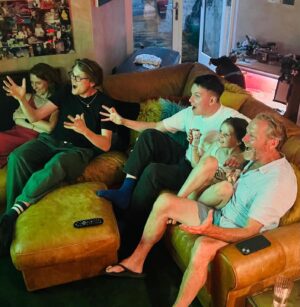 Iain Glen Instagram - That’s football! This was taken seconds before Scotland lost a goal and got booted out of the European cup. 🏴󠁧󠁢󠁳󠁣󠁴󠁿😢