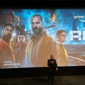 Iain Glen Instagram - Brilliant night at the London premiere of #TheRig. Looking EPIC on the big screen. Became great pals during the shoot, so good to hook up again. Shout out also to @kennyhostylist for making Martin and I look not too shabby!

On @primevideouk 6th January 2023.