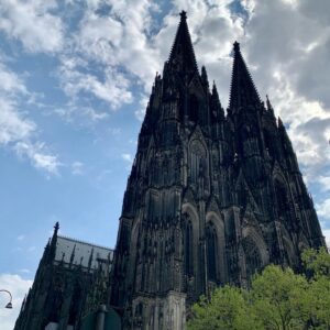 Iain Glen Instagram - Finished the filming of #OperationNapoleon in Germany. Really loved hanging out with these guys. Last meal out together, Köln Cathedral and a mystery picture... work that one out!