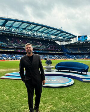 Iain Stirling Instagram - Well that just happened. What a night. Raising money for the amazing folk @socceraid for @unicef_uk. Helping the children that need it most. 

You can still donate now so please give what you can. And if you can’t donate for whatever reason thanks so much for watching along. Love x

#socceraid