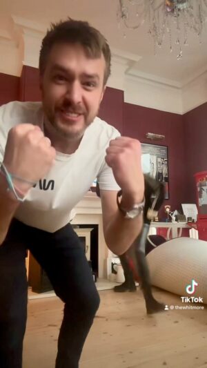 Iain Stirling Instagram - Thankfully Scotland are better at rugby than I am at dancing. #sixnations