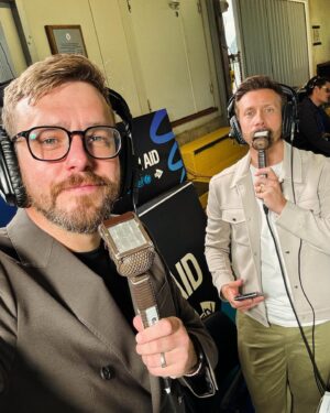Iain Stirling Instagram - Well that just happened. What a night. Raising money for the amazing folk @socceraid for @unicef_uk. Helping the children that need it most. 

You can still donate now so please give what you can. And if you can’t donate for whatever reason thanks so much for watching along. Love x

#socceraid